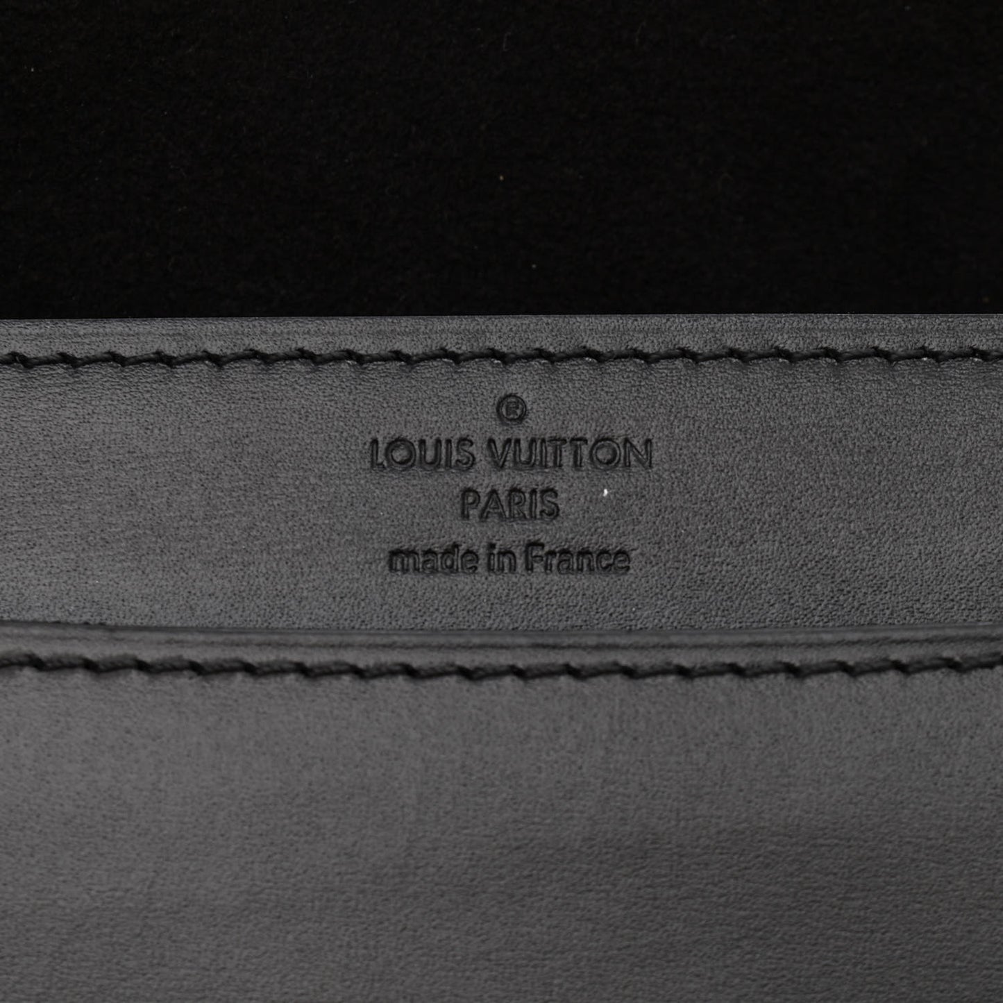 Calfskin Chain Louise MM Black