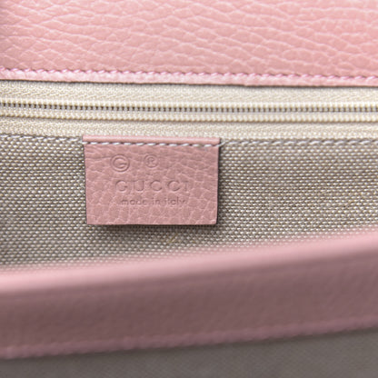 Gucci Dollar Calfskin Interlocking G Shoulder Bag Soft Pink 6 of 10