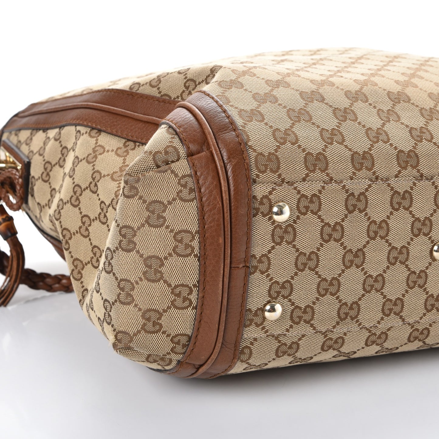 Monogram Cellarius Calfskin Large Bella Hobo Beige Ebony Cuir