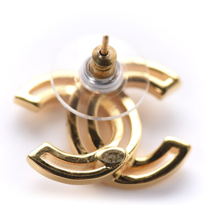 Chanel Metal Obazine CC Earrings Gold 4 of 5