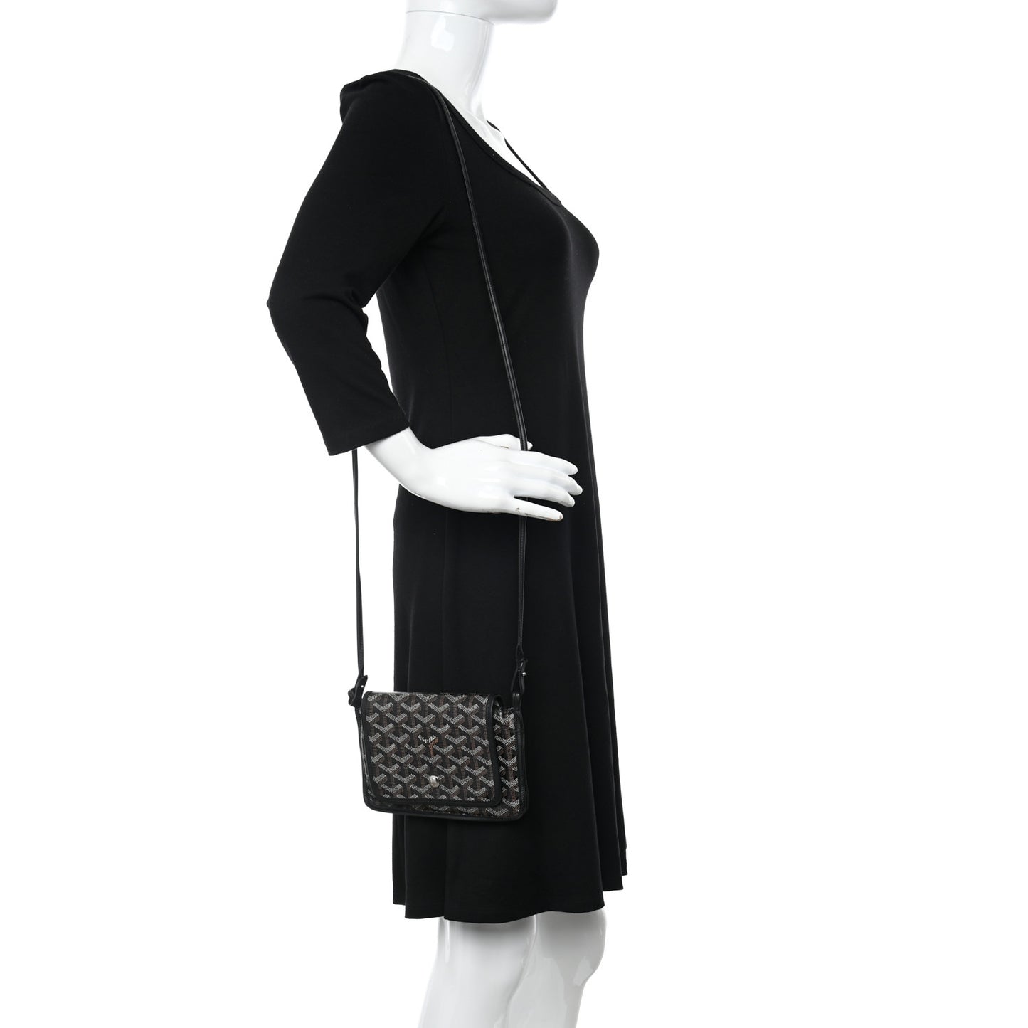 Goyardine Plumet Wallet Clutch Black