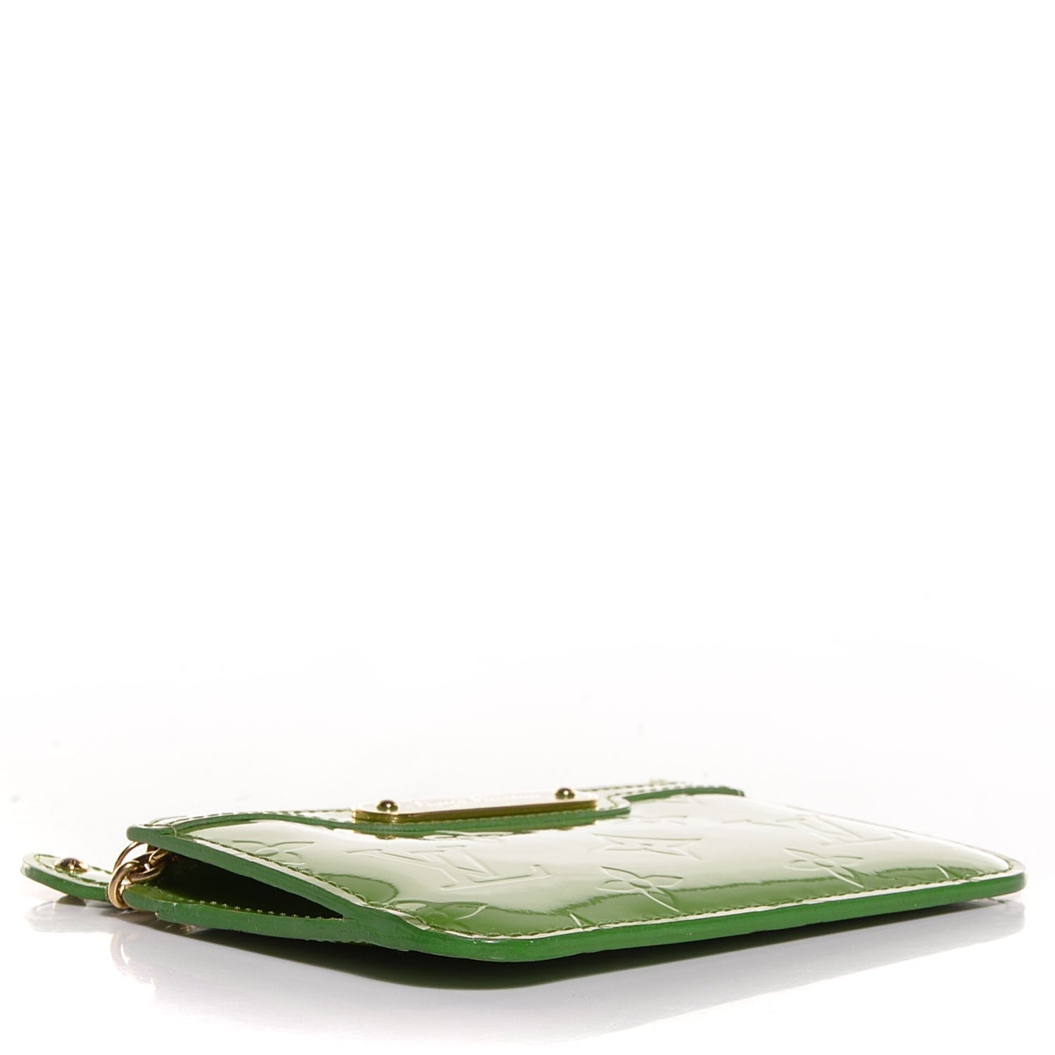 Louis Vuitton Vernis Key Pouch Vert Tonic 4 of 7