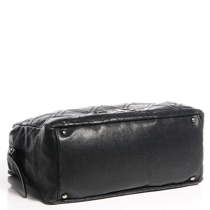 Chanel Calfskin Large Diamond Stitch Tote Black 4 of 7