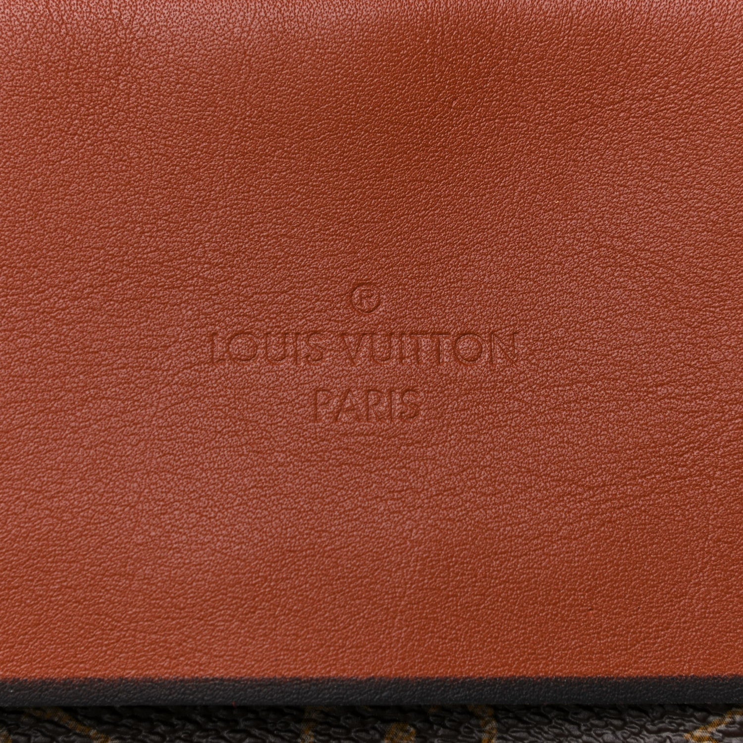 Louis Vuitton Monogram Tuileries Besace Caramel Rouge 10 of 12