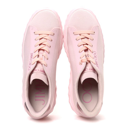 Jimmy Choo Nappa Diamond Light Platform Sneakers 39.5 Powder Pink 2 of 10