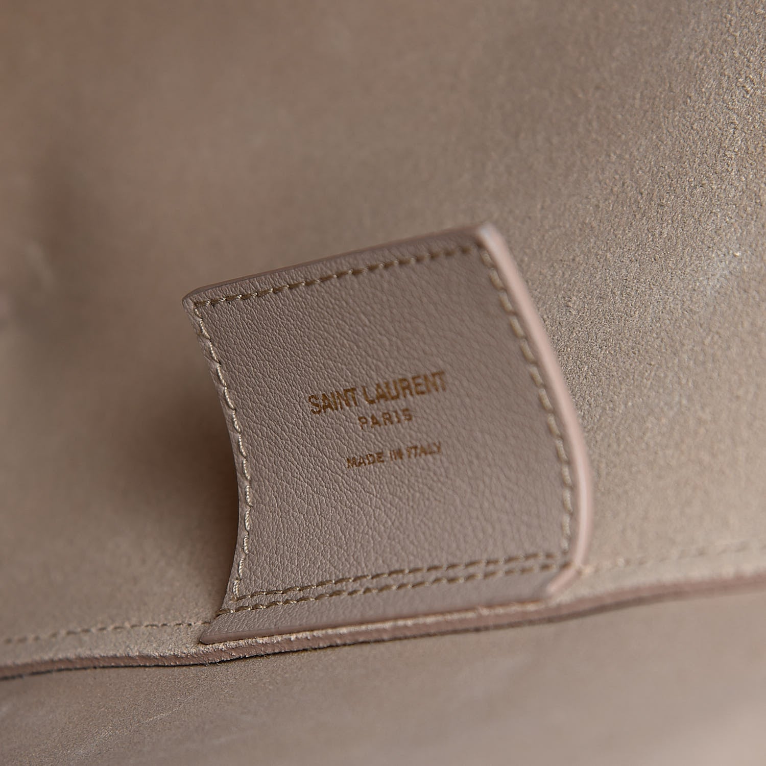 Saint Laurent Calfskin Large Shopping Tote Nude Powder 7 of 11