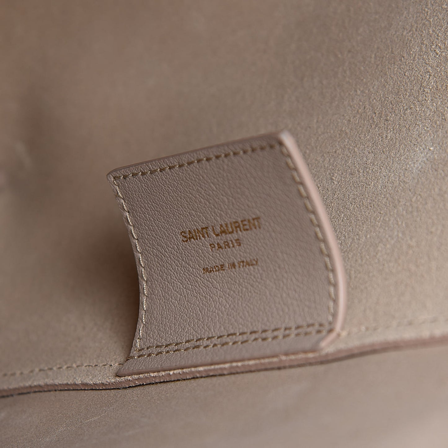 Calfskin Large Shopping Tote Nude Powder