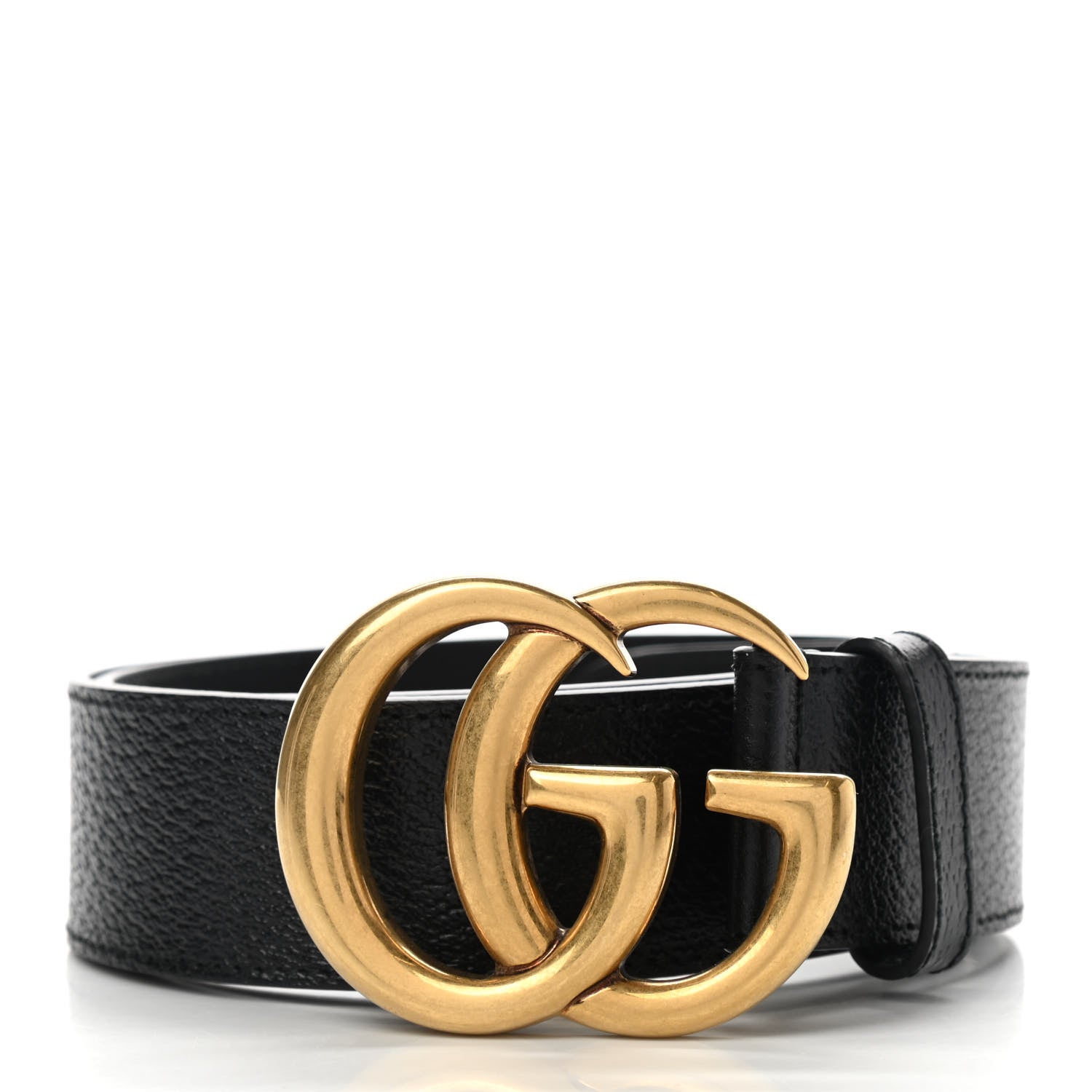 Gucci Textured Calfskin Double G 40mm Belt 90 36 Black 1 of 7