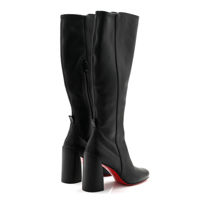 Christian Louboutin Calfskin Jane Botta 55 Knee High Boots 39.5 Black 4 of 8