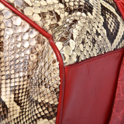 Dolce & Gabbana Python Crocodile Tote Naturale Rosso 15 of 16