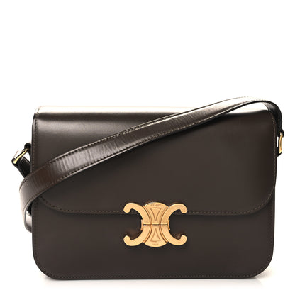 Celine Shiny Calfskin Medium Triomphe Ecorce 1 of 11