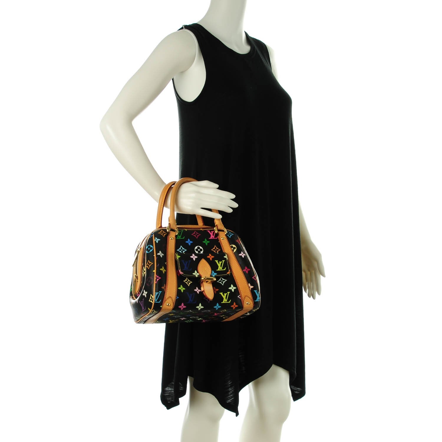 Louis Vuitton Monogram Multicolor Priscilla Black 2 of 7