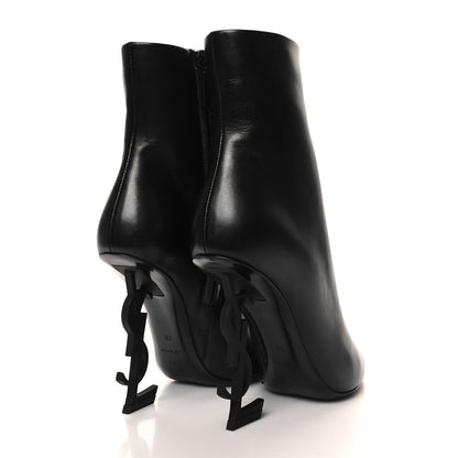 Saint Laurent Calfskin Opyum Ankle Boots 38 Black 4 of 7