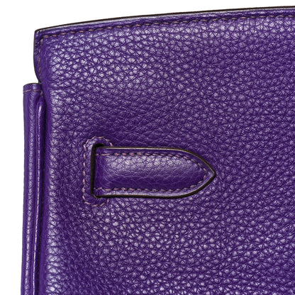 Hermes Togo Birkin 40 Iris 13 of 33