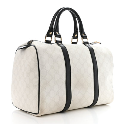 Gucci GG Plus Monogram Medium Joy Boston White Black 3 of 11