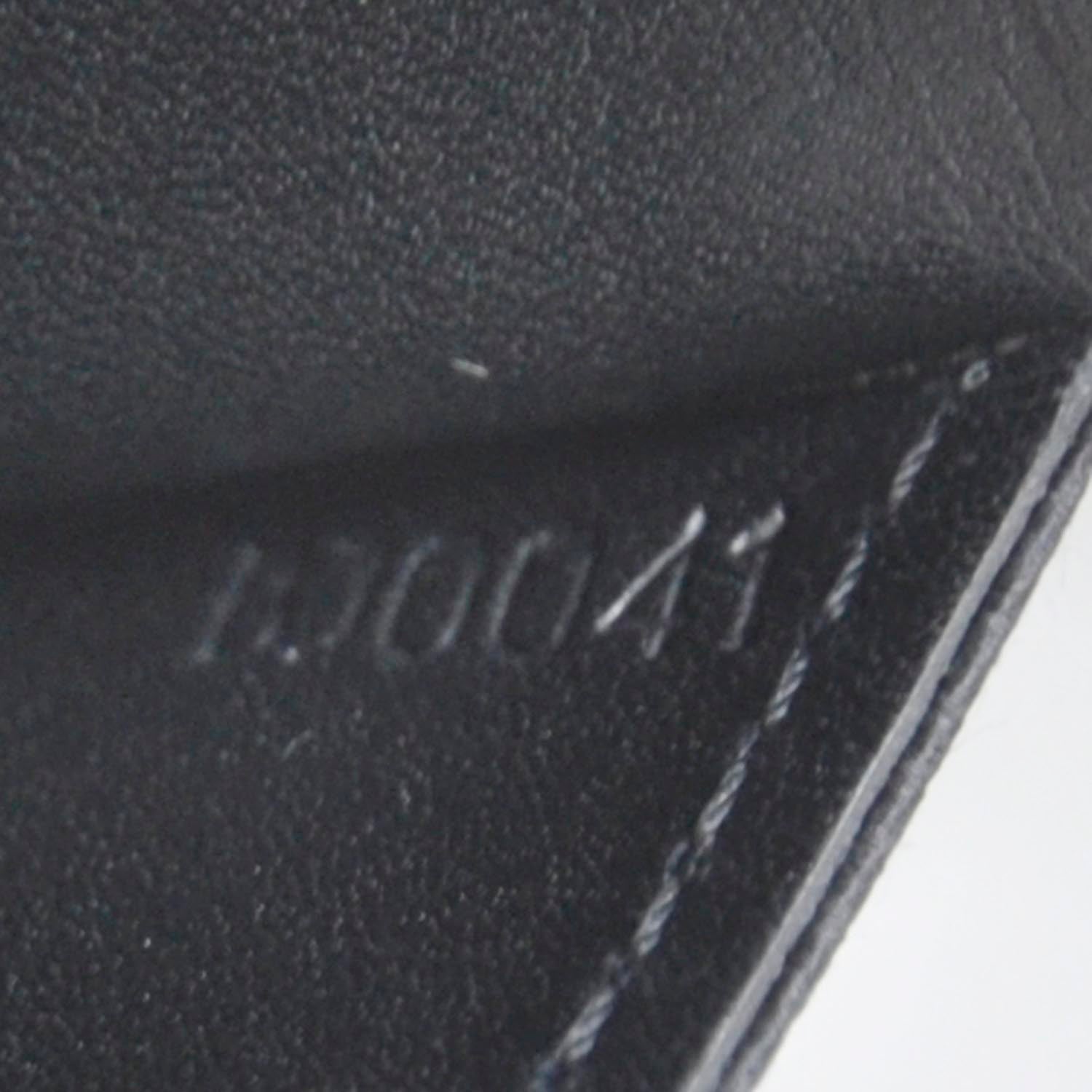 Louis Vuitton Satin Monogram Porte-Monnaie Snap Wallet Black 7 of 7