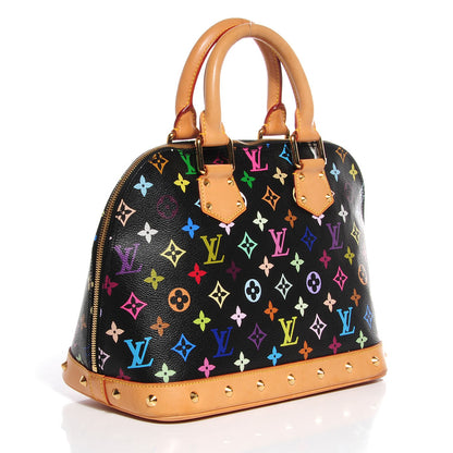 Louis Vuitton Monogram Multicolor Alma Black 3 of 7