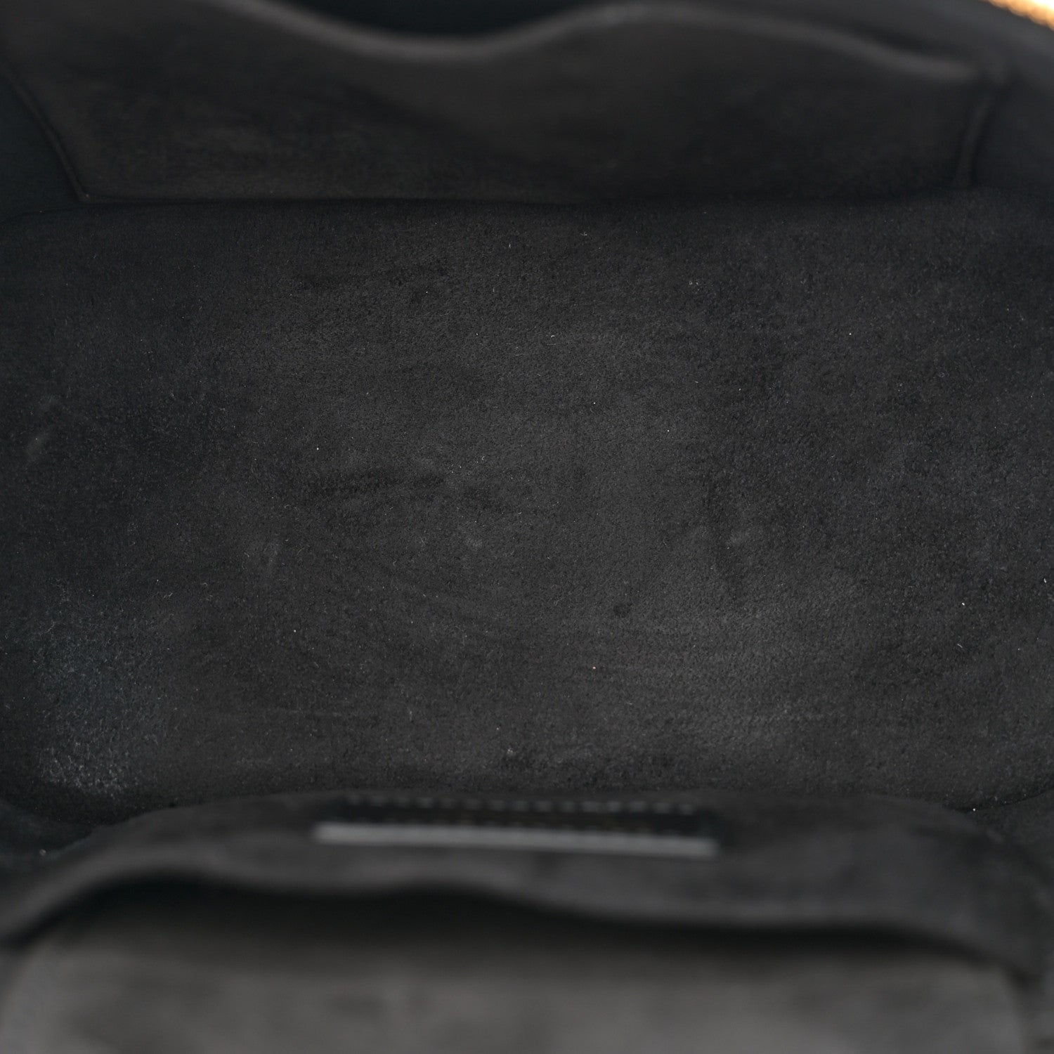 Christian Dior Lambskin Cannage Small Diortravel Vanity Case Black 5 of 12