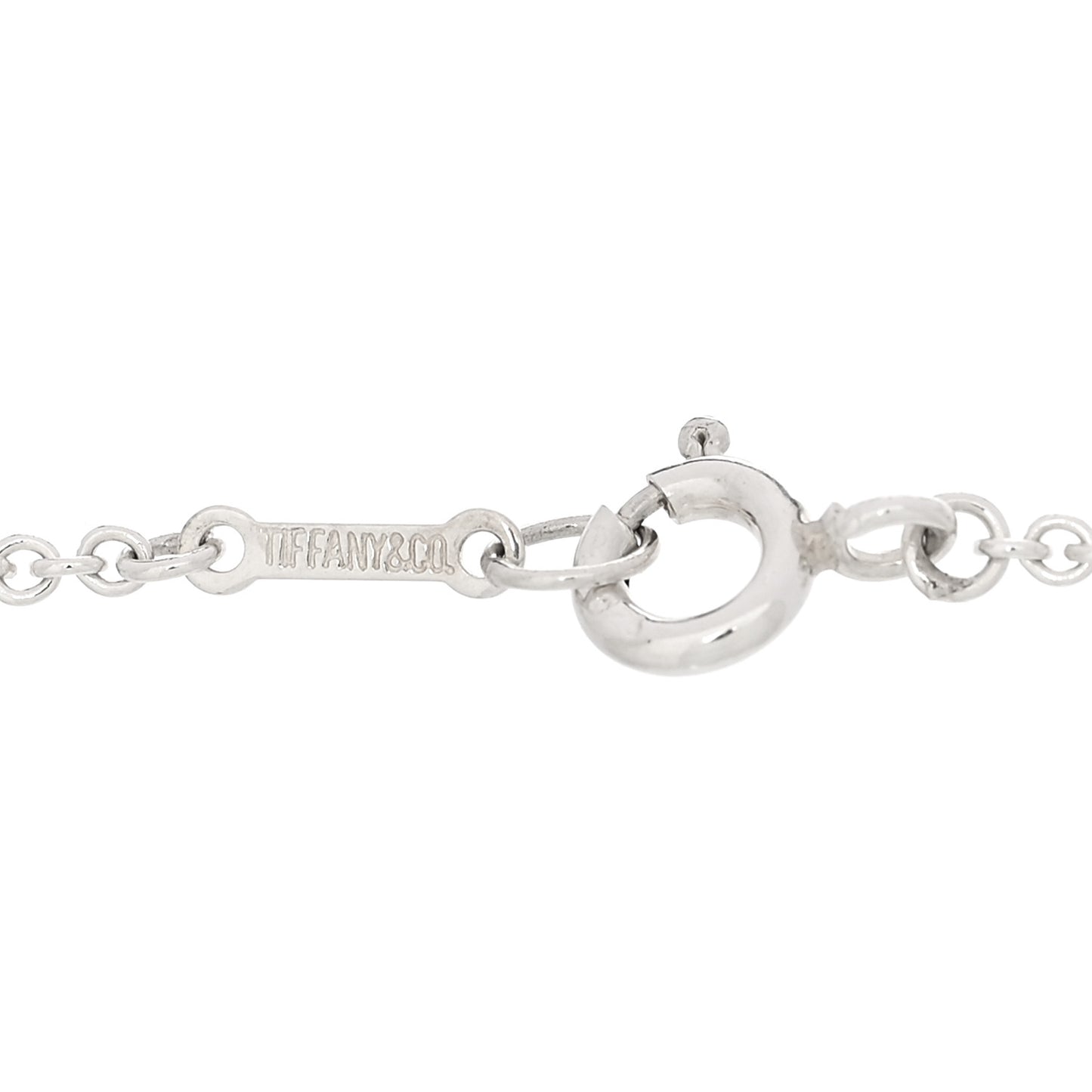 Sterling Silver Elsa Peretti Five Station Teardrop Bracelet