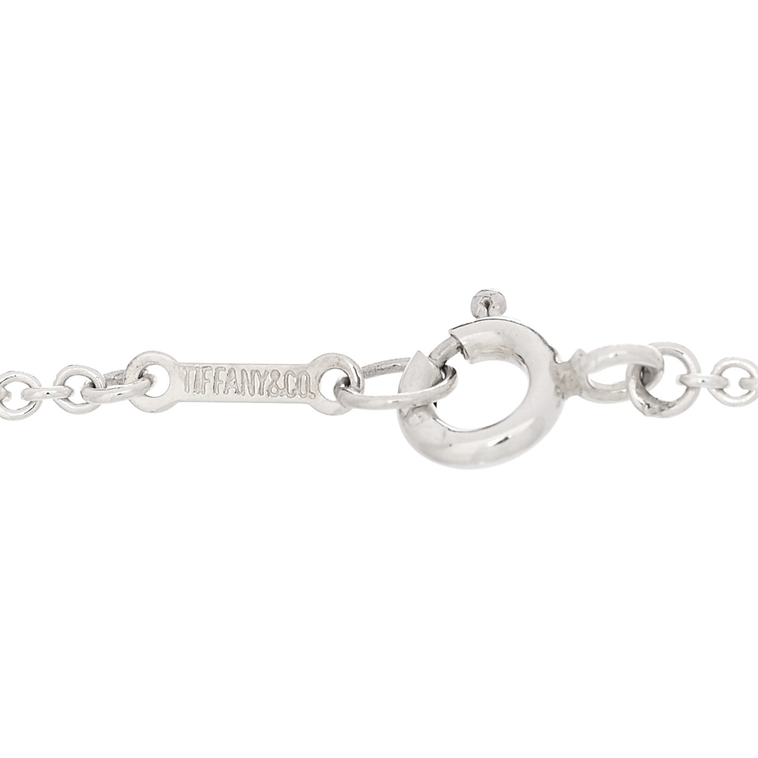 Tiffany Sterling Silver Elsa Peretti Five Station Teardrop Bracelet 3 of 3