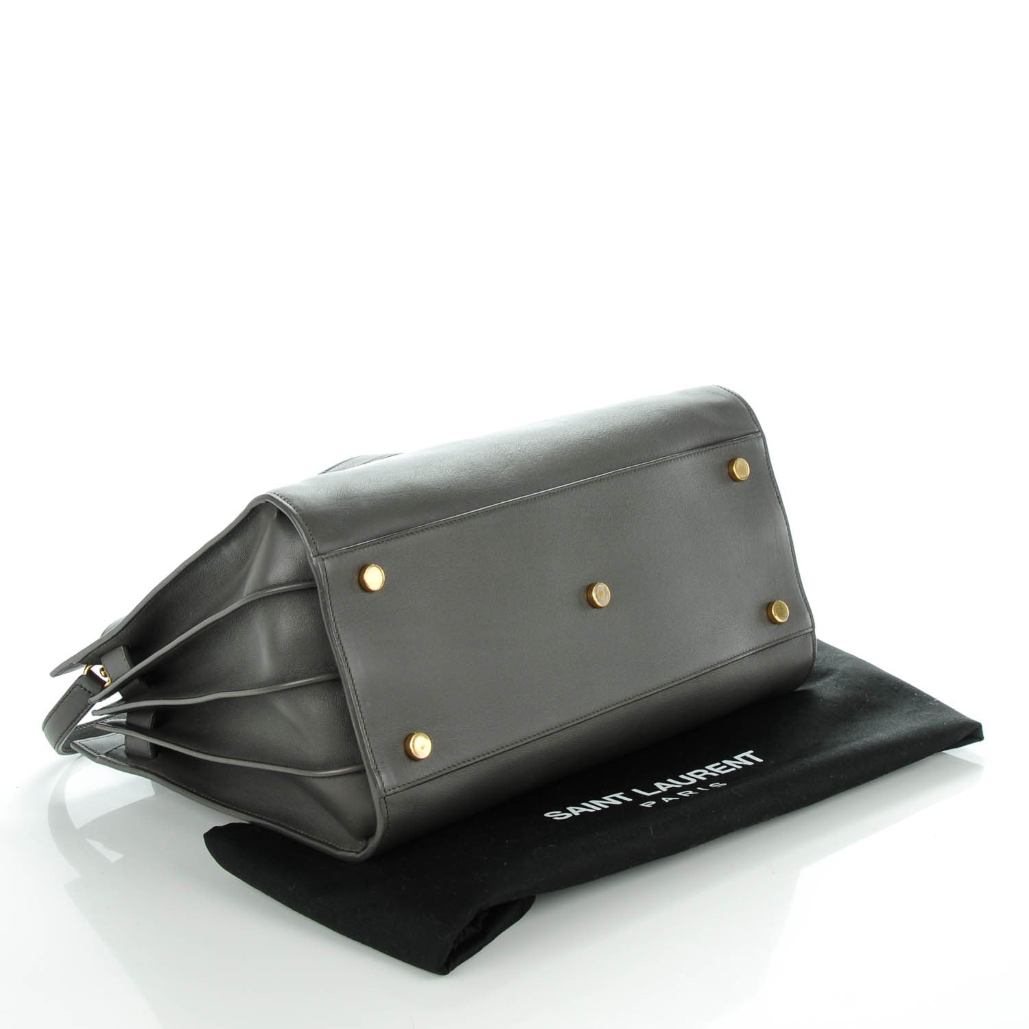 Saint Laurent Calfskin Small Sac De Jour Fog 4 of 7