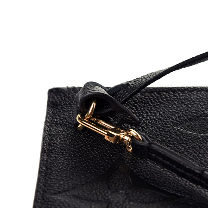 Louis Vuitton Empreinte Monogram Giant Neverfull MM Pochette Black 14 of 18