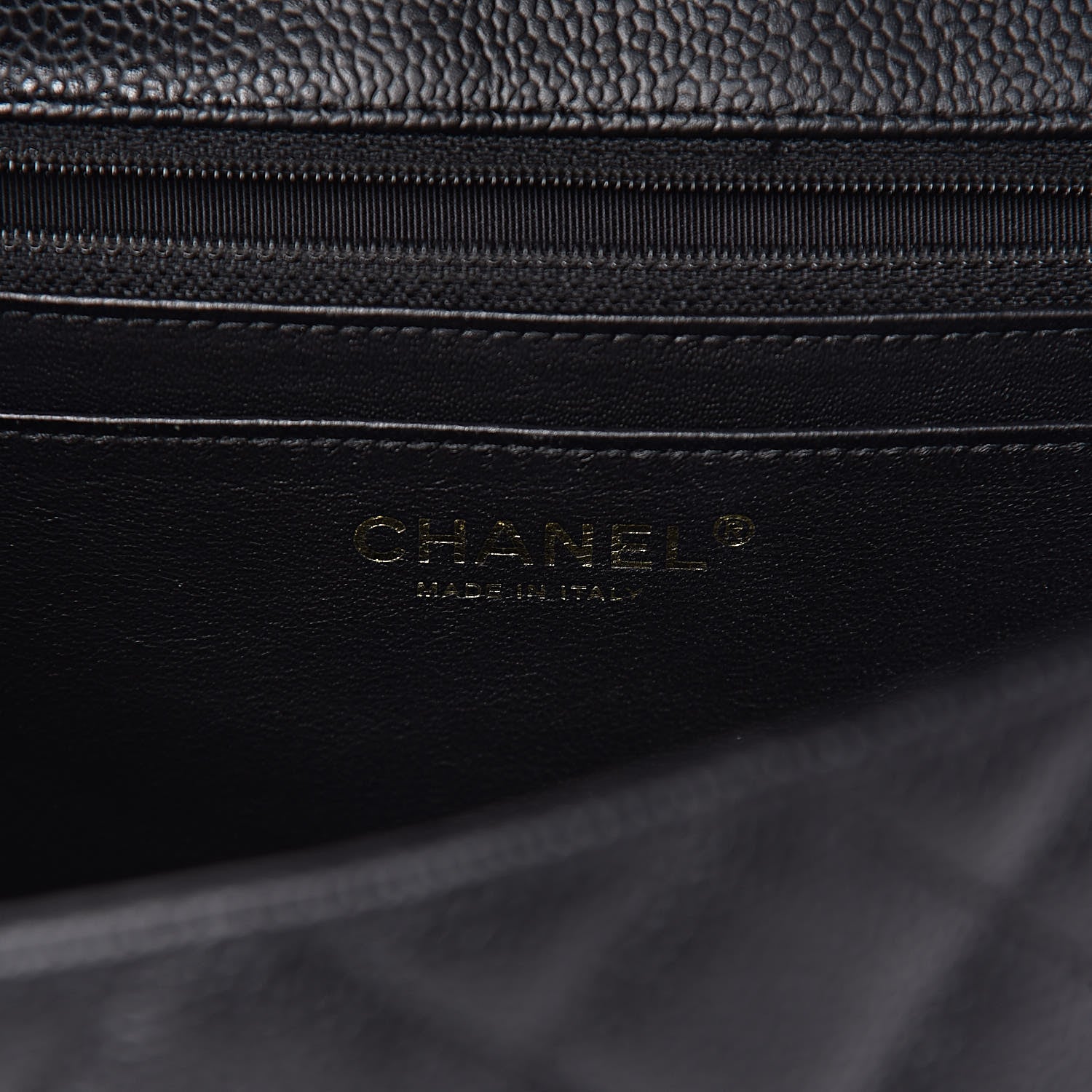 Chanel Caviar Quilted Jumbo Single Flap Black 6 of 12