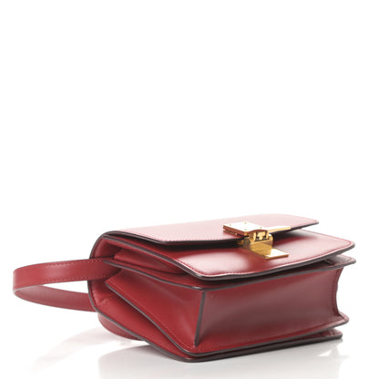 Celine Smooth Calfskin Small Classic Box Flap Bag Red 4 of 11