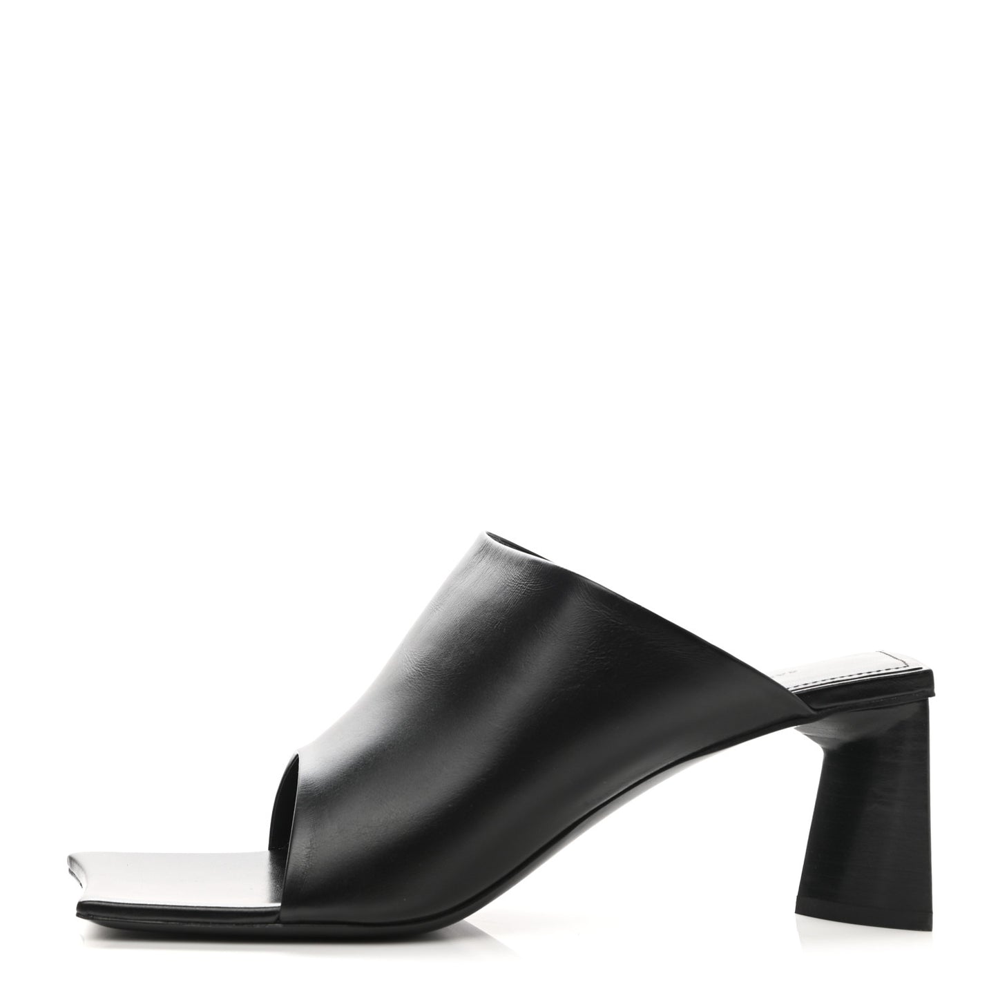 Smooth Calfskin Moon 60mm Sandals 38 Black