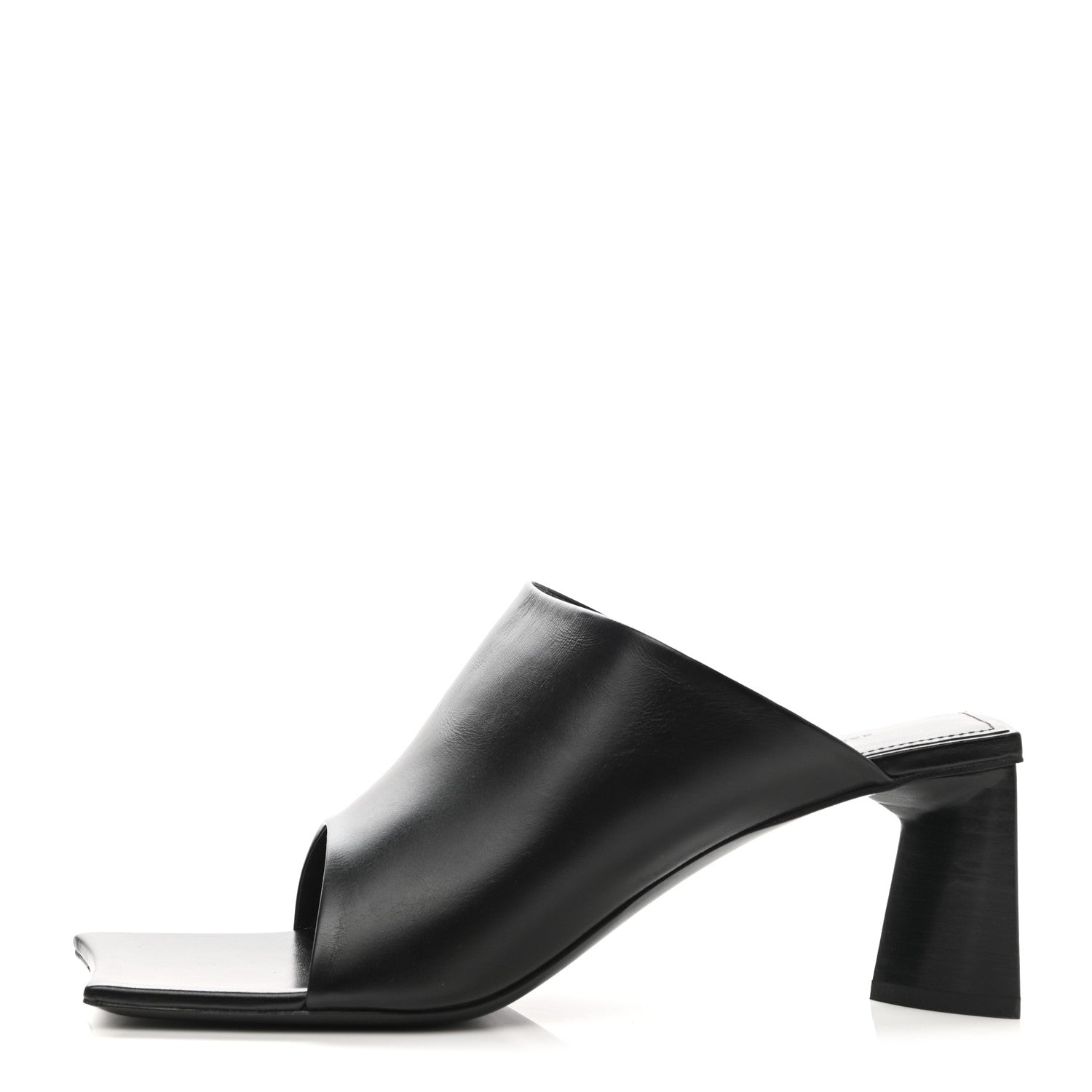 Balenciaga Smooth Calfskin Moon 60mm Sandals 38 Black 1 of 9