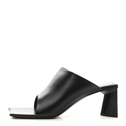 Balenciaga Smooth Calfskin Moon 60mm Sandals 38 Black 1 of 9