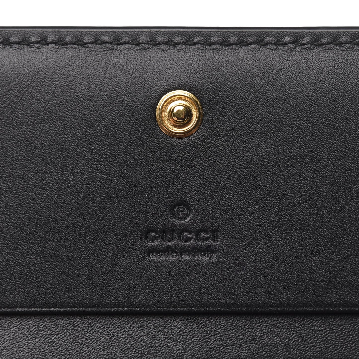 GG Supreme Monogram Bee Print Card Case