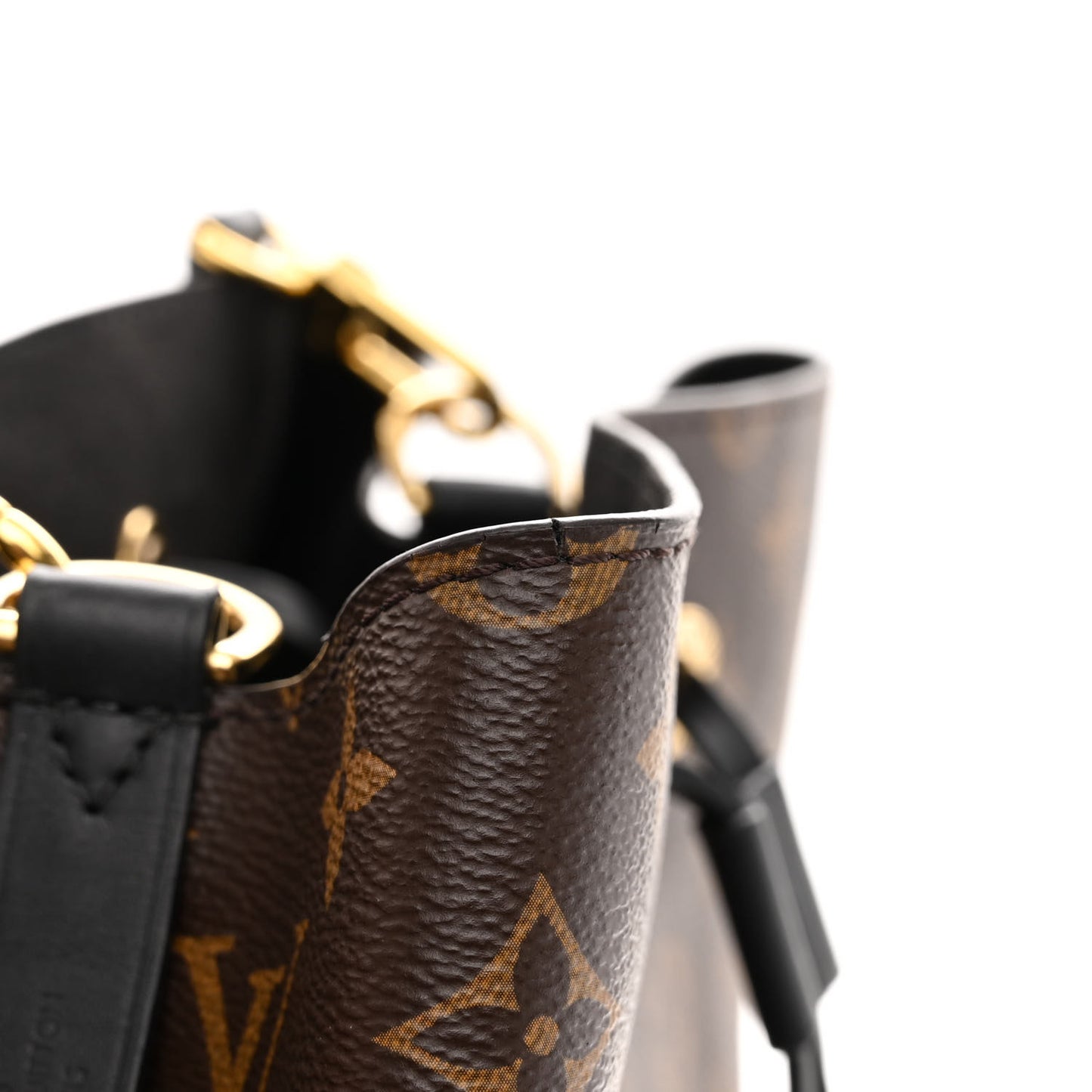 LOUIS VUITTON Monogram Neonoe MM Black