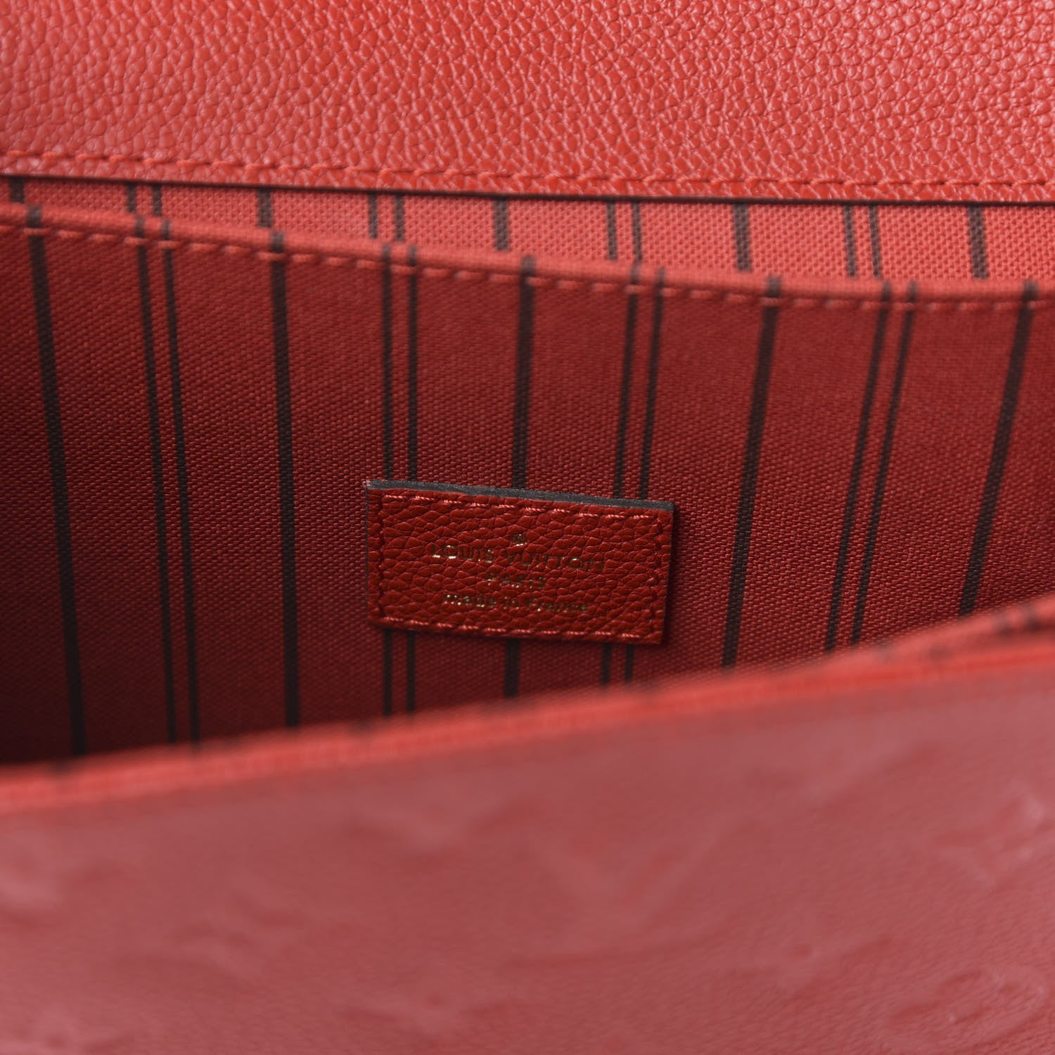 Louis Vuitton Empreinte Pochette Metis Scarlet 9 of 10