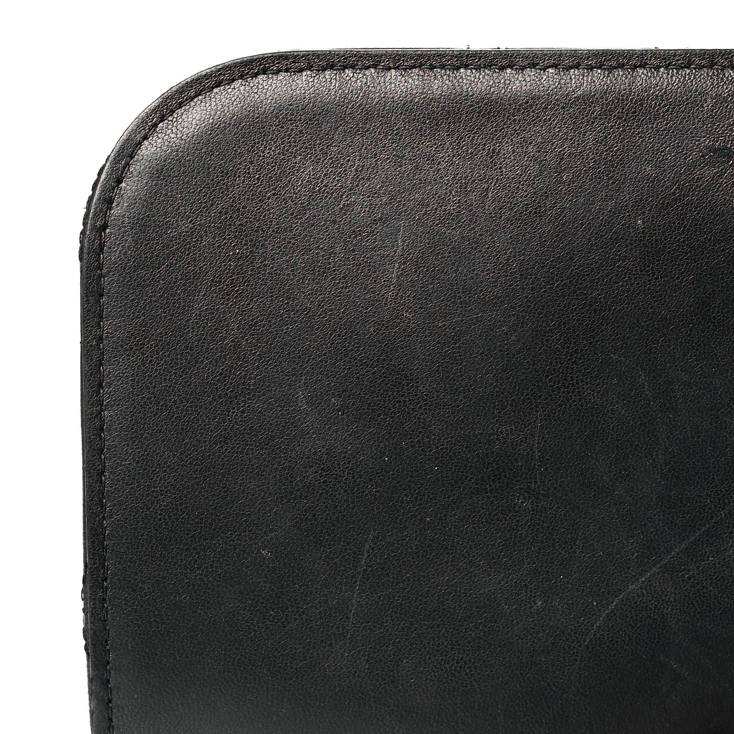 Nappa Quilted Virtus Top Handle Shoulder Bag Black