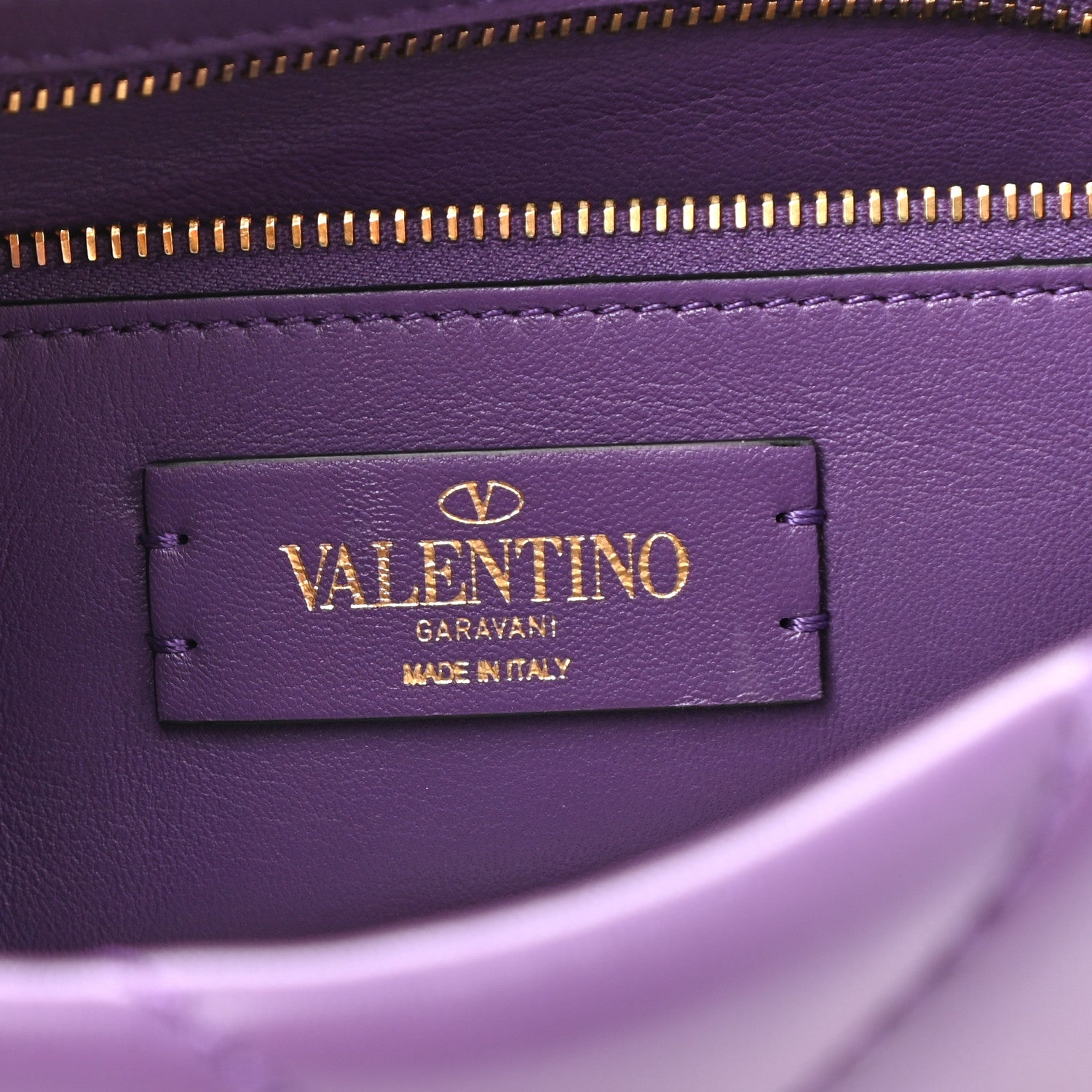 Valentino Garavani Nappa Medium Roman Stud Shoulder Bag Indian Violet 6 of 9