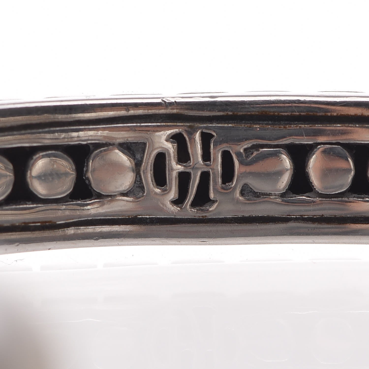 John Hardy Sterling Silver 18K Yellow Gold Pearl Dot Bangle 7 of 7