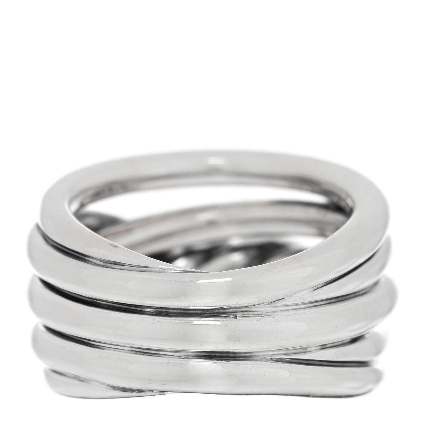 Sterling Silver 14mm Continuance Ring 52 6