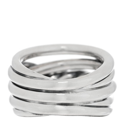 David Yurman Sterling Silver 14mm Continuance Ring 52 6 3 of 5