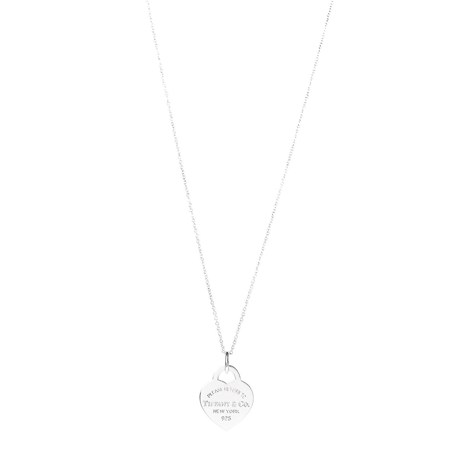 Sterling Silver Small Return to Tiffany Heart Pendant Necklace
