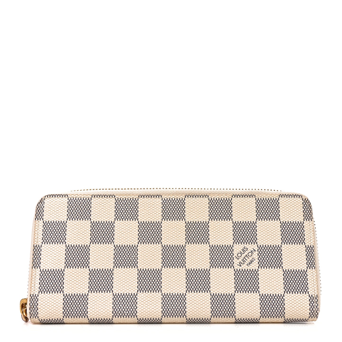 Damier Azur Clemence Wallet Rose Ballerine