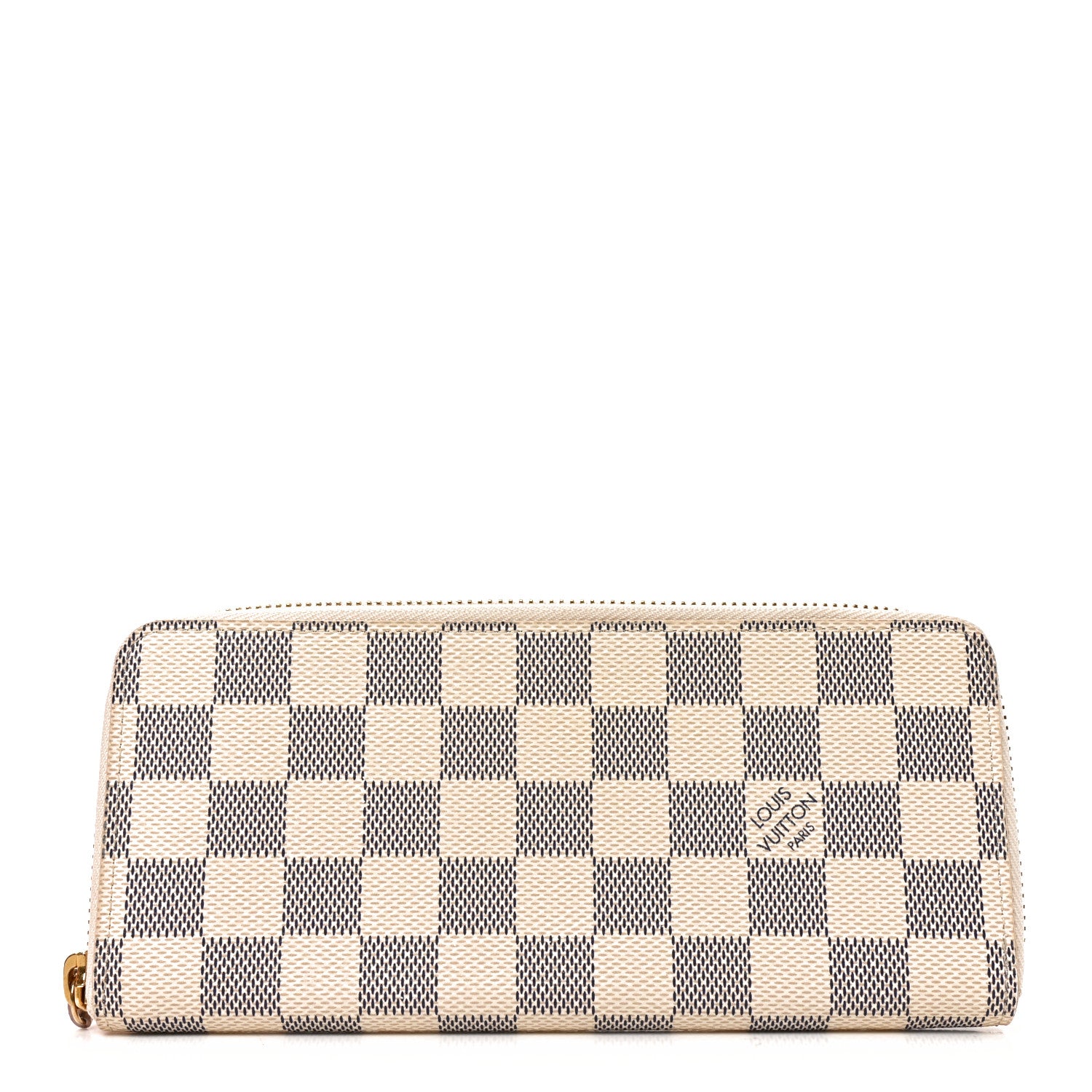Louis Vuitton Damier Azur Clemence Wallet Rose Ballerine 1 of 7