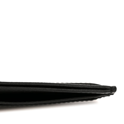 Louis Vuitton Calfskin Monogram Shadow Double Card Holder Black 8 of 9