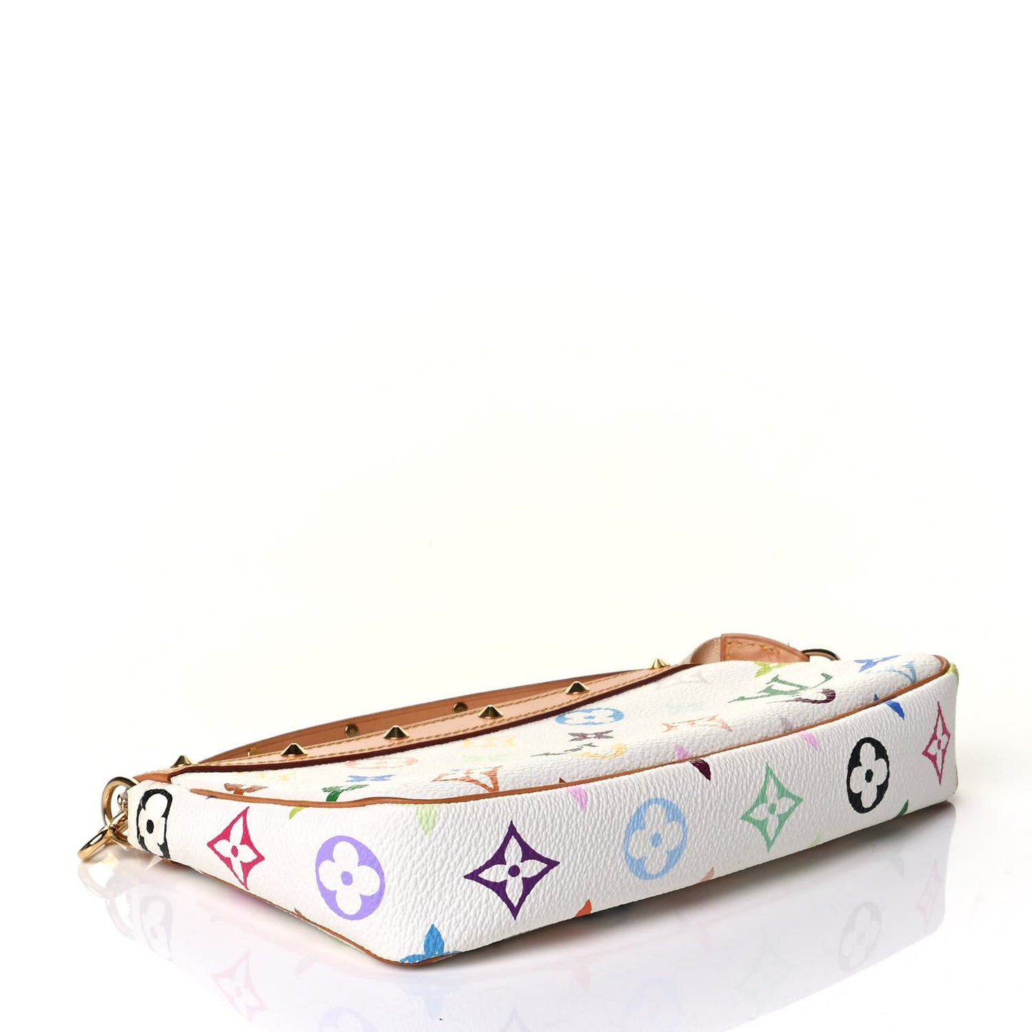 Monogram Multicolor Pochette Accessories White