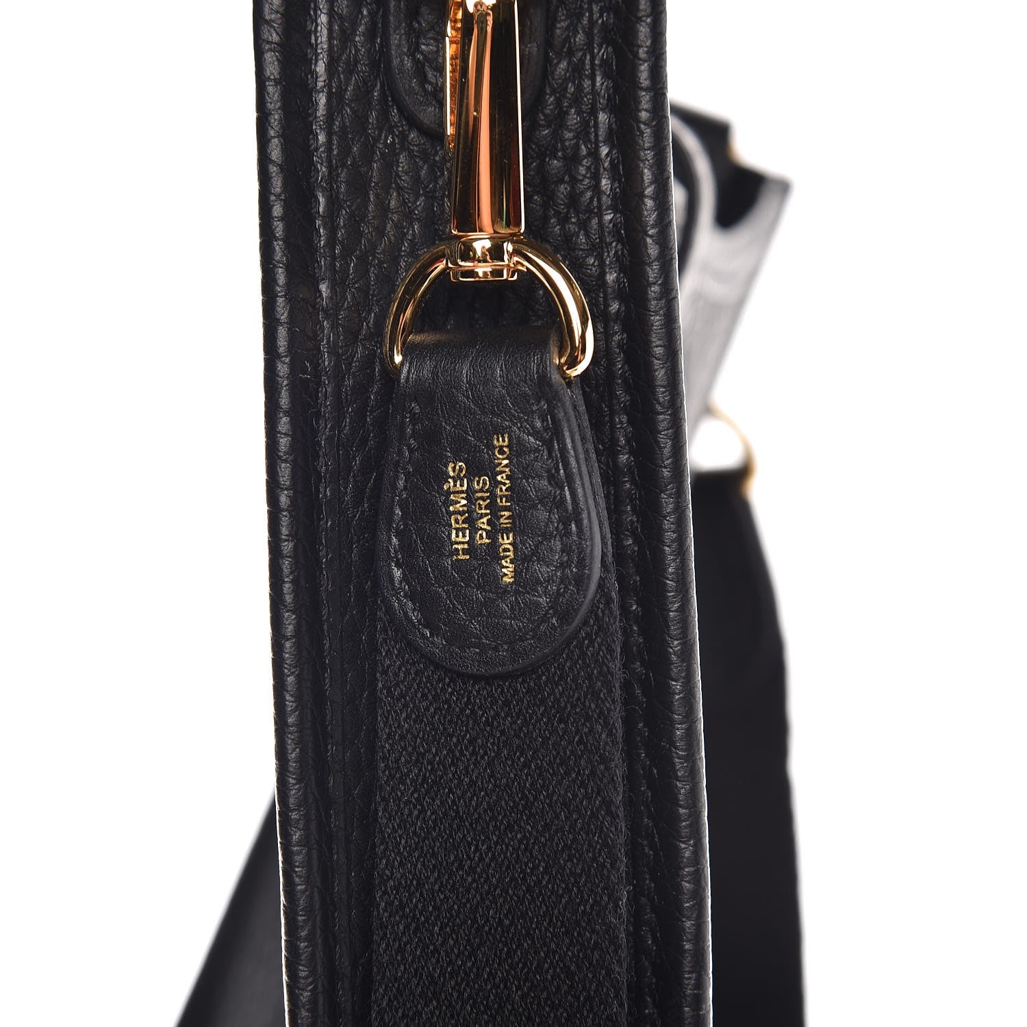 Hermes Taurillon Clemence Evelyne TPM Black 6 of 9