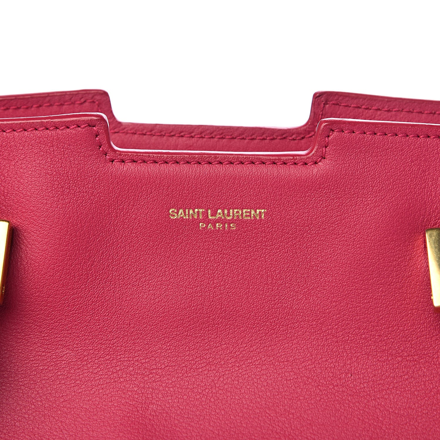 Saint Laurent Calfskin Medium Classic Y Cabas Fuchsia 7 of 10