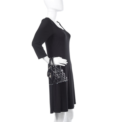Louis Vuitton Patent Fascination Lockit BB Black 2 of 9