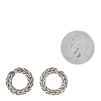 John Hardy Sterling Silver Classic Chain Open Circle Earrings 2 of 4