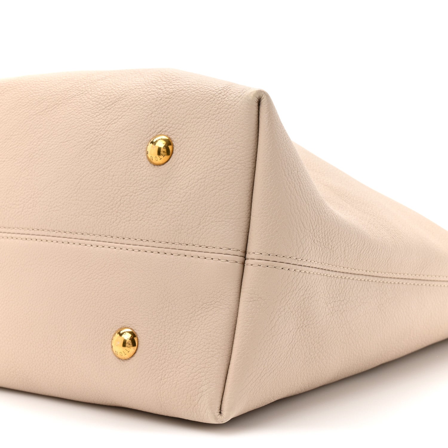 Louis Vuitton Grained Calfskin Low Key Hobo MM Limestone 8 of 13
