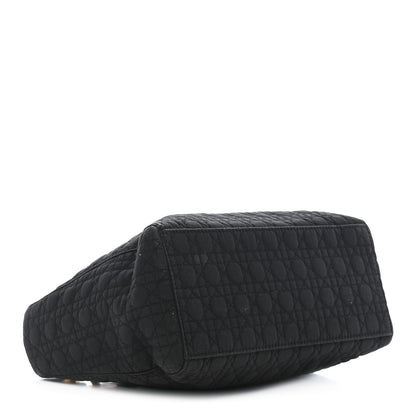 Christian Dior Nylon Cannage Medium Lady Dior Black 4 of 12